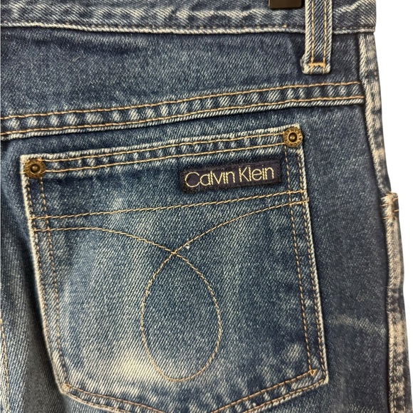 Vintage Calvin Klein Denim Straight Leg Jeans Sz 30 GVC‎ - Picture 3 of 9